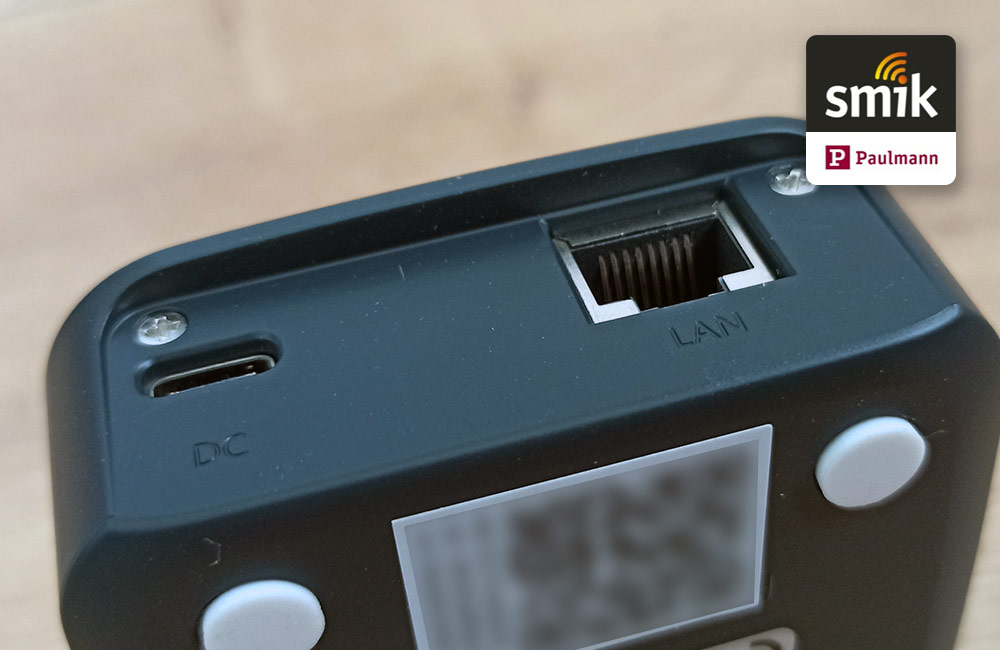 smik Anschlussmöglichkeiten USB-C und Ethernet