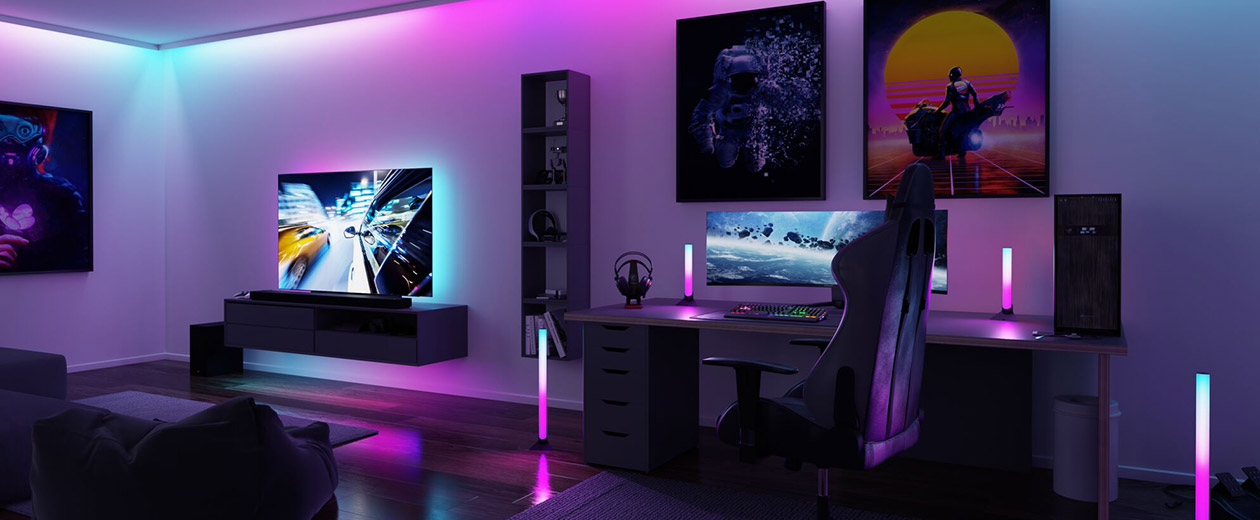 LED Gaming Beleuchtung für dein Zimmer