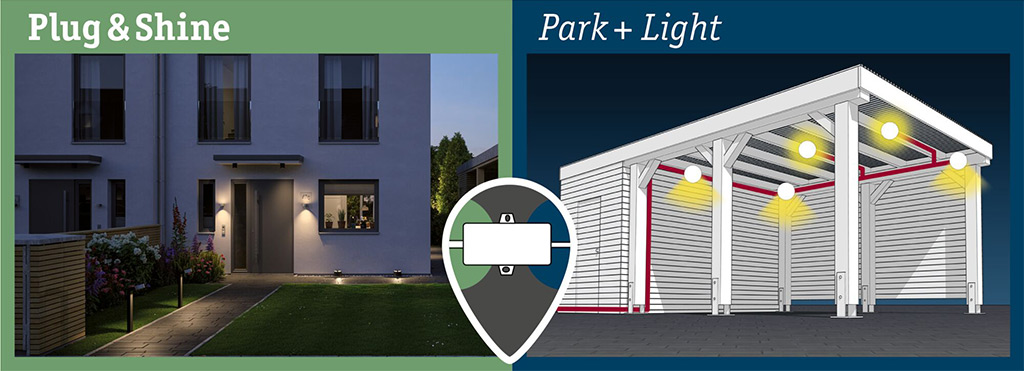 Park + Light ist kompatibel mit Plug & Shine
