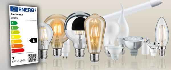 Lampen und ihre Energieffizienzklasse
