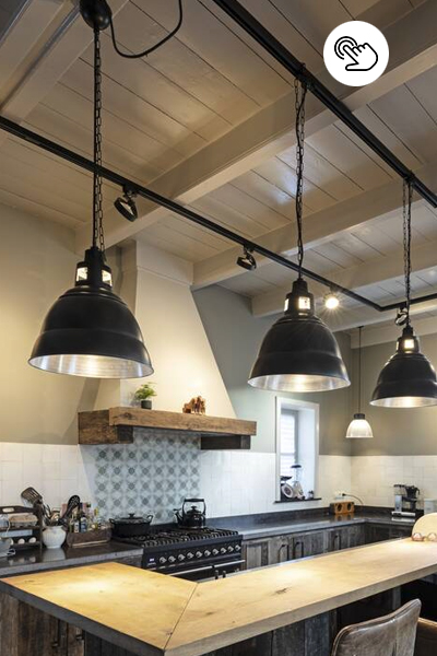 Pendelleuchte im Vintage Industrial Look