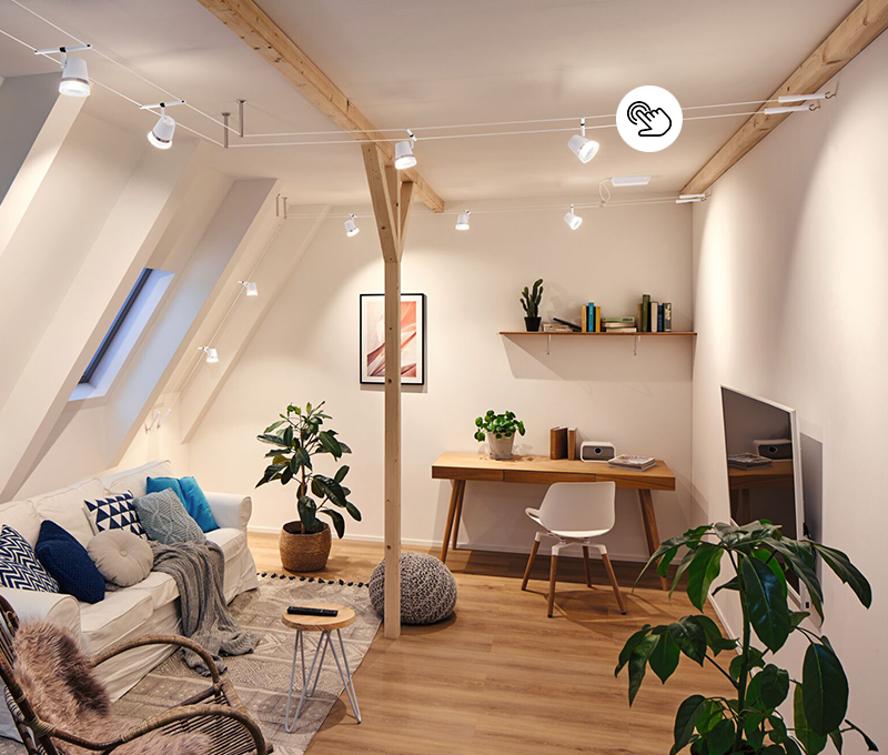 Besonders in sichtbaren Dachkonstruktionen wirken Seilsysteme modern und filigran Besonders in sichtbaren Dachkonstruktionen wirken Seilsysteme modern und filigran