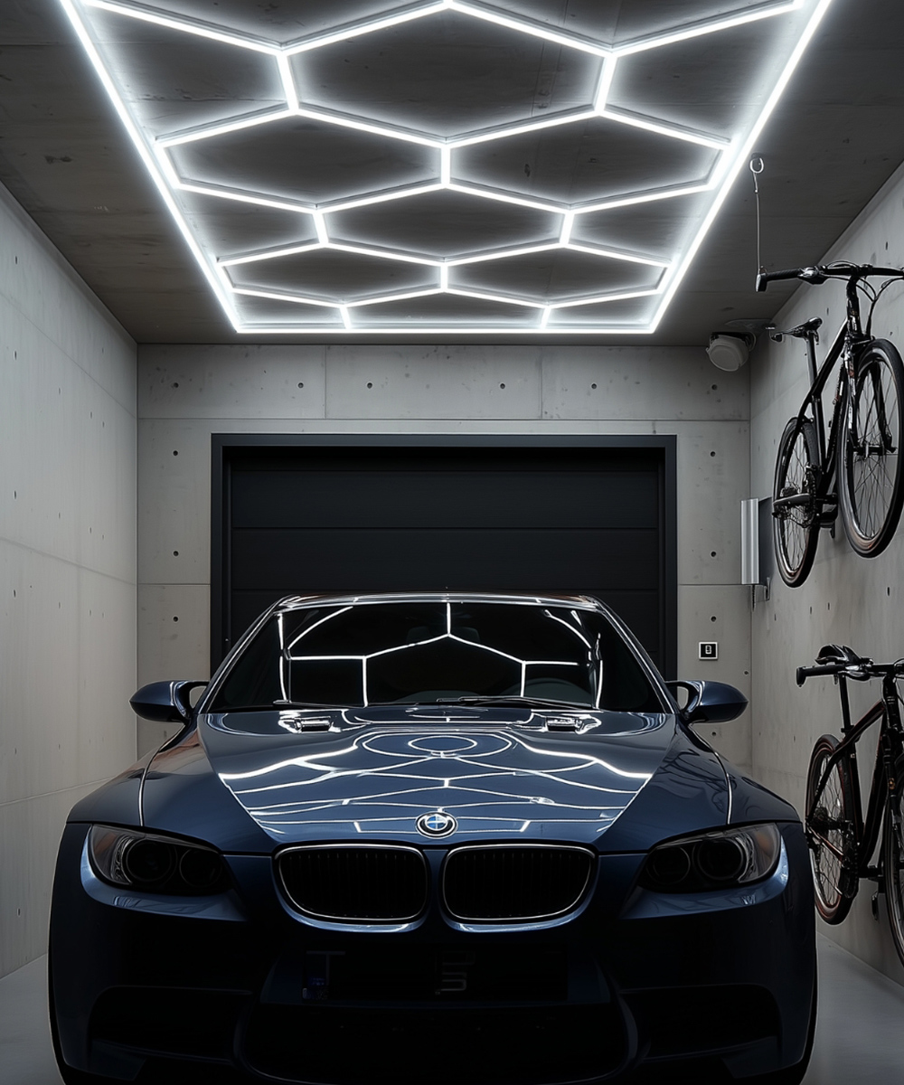 Die großflächige LED-Deckenleuchte mit Wabenmuster – Spektakuläre Lichteffekte auf deinem Auto