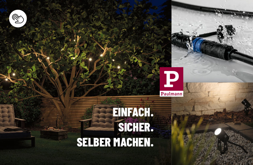 Plug & Shine Gartenbeleuchtungssystem von Paulmann