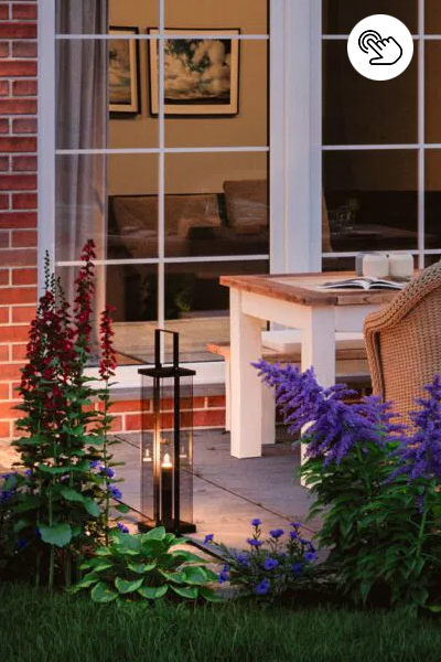 Laterne im klassischen Look für die Haustüre