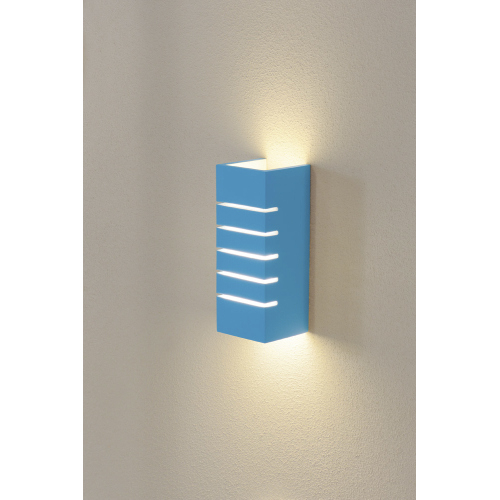 SLV Wandleuchte, GL 100 SLOT, eckig, weisser Gips, E14, max. 40W
