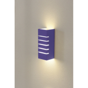 Wandleuchte, GL 100 SLOT, eckig, weisser Gips, E14, max. 40W