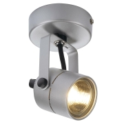 SPOT 79 Deckenstrahler Wandleuchte rund Silbergrau dreh- und schwenkbar QPAR51 GU10 max. 50W 230V