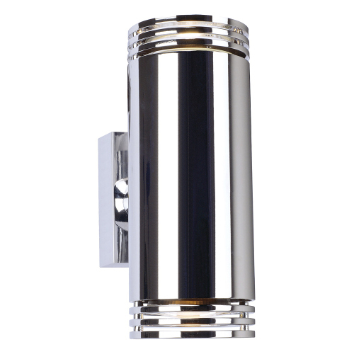 BARRO UP/DOWN Wandleuchte, WL-1, rund, chrom, 2xGU10, max. 50W