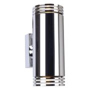 BARRO UP/DOWN Wandleuchte, WL-1, rund, chrom, 2xGU10, max. 50W