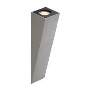 ALTRA DICE Wandleuchte, WL-2, silbergrau, GU10, max. 50W