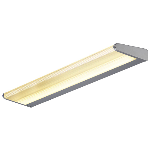 SLV WORKLIGHT WAVE Wandleuchte, WL-1, silbergrau, T5 ESL, 39W