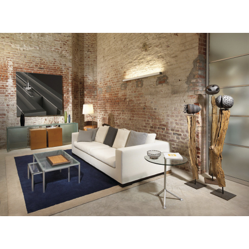 SLV Q-LINE WALL Wandleuchte, alu natur / anthrazit, T5 ESL, 35W