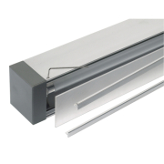 Q-LINE WALL Wandleuchte, alu natur / anthrazit, T5 ESL, 35W