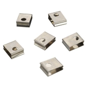 EUTRAC Federclip für 3 Phasen Einbauschiene, weiss ( 6er Pack )