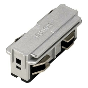 SLV EUTRAC Längsverbinder, elektrisch, silbergrau