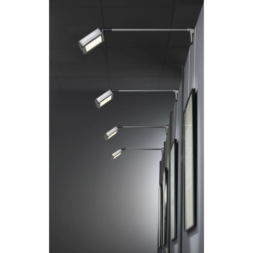LED DISPLAY, silbergrau, SMD LED 16W, 4000K, inkl. Netzteil und Stecker