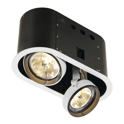 SLV AIXLIGHT PRO 2 FRAME ROUND Einbaurahmen, mattweiss / schwarz