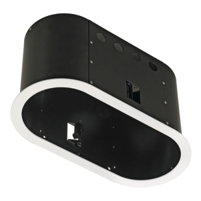 AIXLIGHT PRO 2 FRAME ROUND Einbaurahmen, mattweiss / schwarz