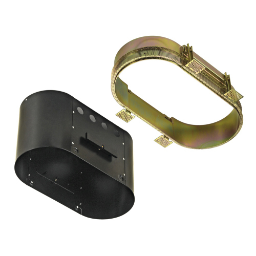 SLV AIXLIGHT PRO 2 FRAMELESS ROUND Einbaurahmen, schwarz, inkl. Einbau-Kit