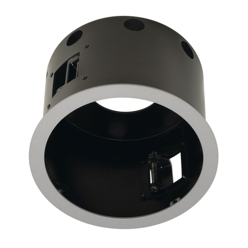 AIXLIGHT PRO 1 FLAT FRAME ROUND Einbaurahmen, silbergrau / schwarz
