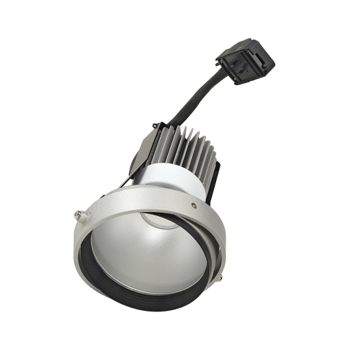 LED DISK MODUL für AIXLIGHT PRO Einbaurahmen, silbergrau / schwarz, 2700K, 50°