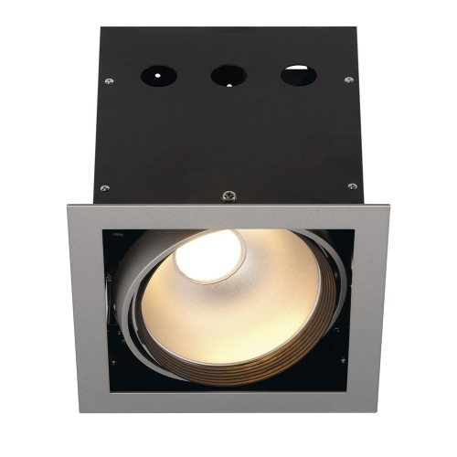 LED DISK MODUL für AIXLIGHT PRO Einbaurahmen, silbergrau / schwarz, 2700K, 50°