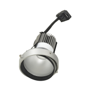 LED DISK MODUL für AIXLIGHT PRO Einbaurahmen, silbergrau / schwarz, 2700K, 50°