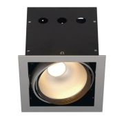 LED DISK MODUL für AIXLIGHT PRO Einbaurahmen, silbergrau / schwarz, 2700K, 50°