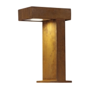 RUSTY® PATHLIGHT Außenleuchte für Wege im Rost-Design GX53 max. 9W IP44 FeCSi-Stahl gerostet Höhe 40cm