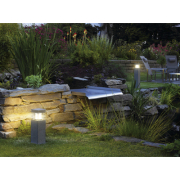 ARROCK GRANITE 40 Stehleuchte Granit, salt & pepper, E27, max. 15W