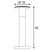 ALPA MUSHROOM 40 Stehleuchte, steingrau, E27 ESL, max. 24W, IP55