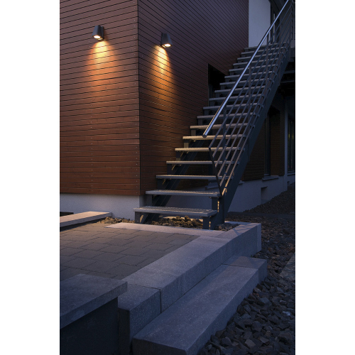 SLV WALLYX GU10 Wandleuchte, anthrazit, max. 50W, IP44