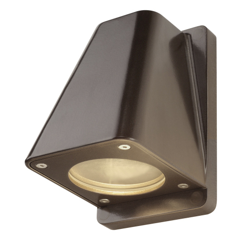 WALLYX GU10 Wandleuchte, antikbronze, max. 50W, IP44