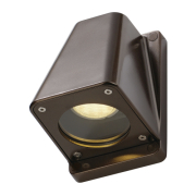 WALLYX GU10 Wandleuchte, antikbronze, max. 50W, IP44