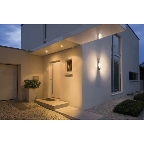 SLV MERIDIAN II Außenwandleuchte IP54 anthrazit E27 max. 25W