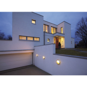 BULAN Deckenleuchte, rund, silbergrau, E14, max. 60W, satiniertes Glas