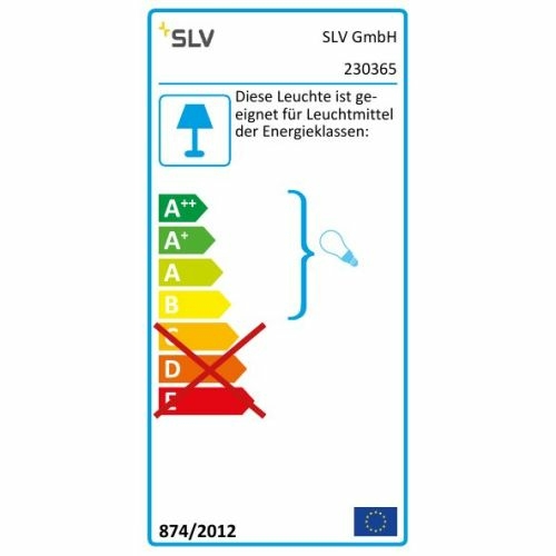 SLV SITRA WALL UP-DOWN Wandleuchte, anthrazit, 2xGX53, max. 2x9W, IP44
