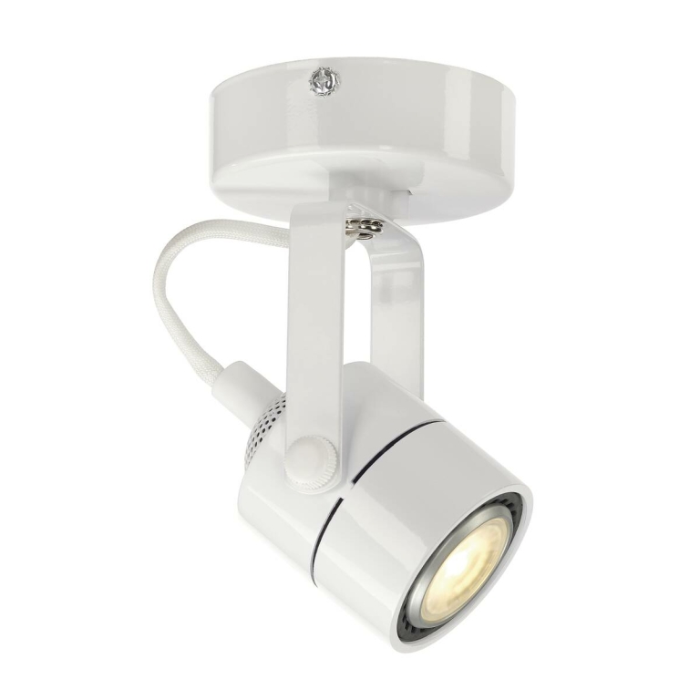 SLV SPOT 79 Deckenstrahler Wandleuchte rund Weiß dreh- und schwenkbar QPAR51 GU10 max. 50W 230V