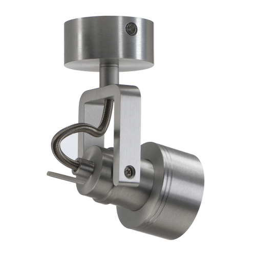 SLV INDA SPOT GU10 Wand- und Deckenleuchte, alu gebürstet, max. 50W