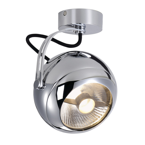 LIGHT EYE Wand- und Deckenleuchte, chrom, GU10, max. 75W