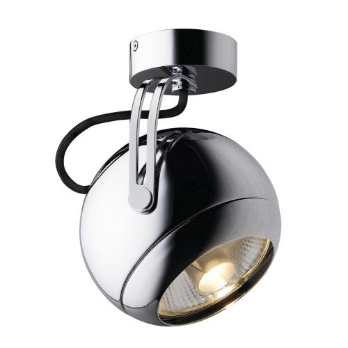 LIGHT EYE Wand- und Deckenleuchte, chrom, GU10, max. 75W