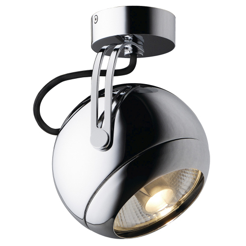 LIGHT EYE Wand- und Deckenleuchte, chrom, GU10, max. 75W