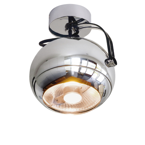 LIGHT EYE Wand- und Deckenleuchte, chrom, GU10, max. 75W