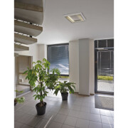 TC INDI 255 Deckenleuchte, eckig, weiss, 2xTC-L 55W