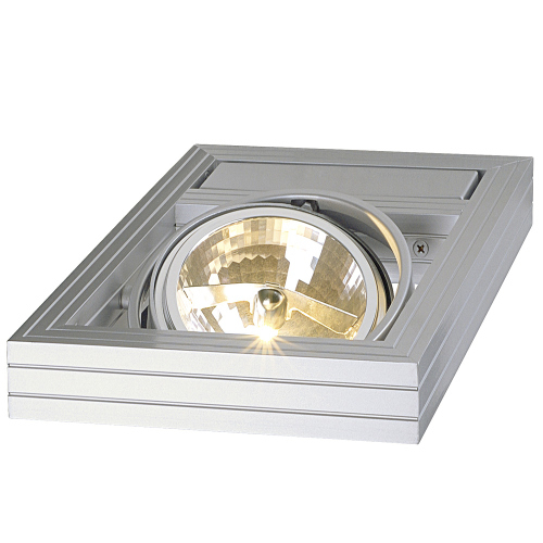 SLV AIXLIGHT KARDAFRAME WALL QRB111, silbergrau, max. 50W