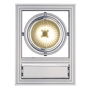 AIXLIGHT KARDAFRAME WALL QRB111, silbergrau, max. 50W