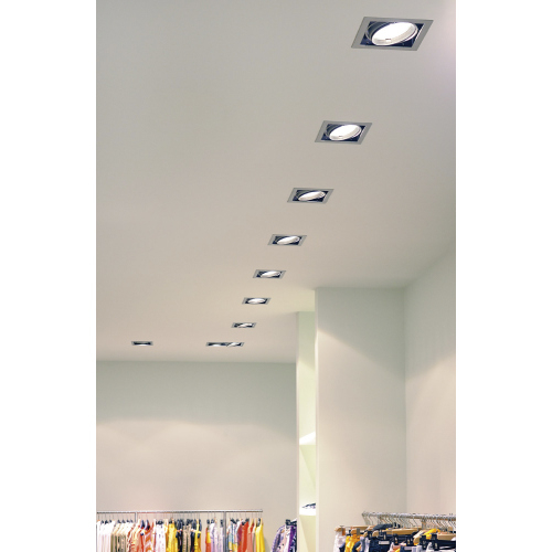 AIXLIGHT PRO 1 FRAME Einbaurahmen, silbergrau / schwarz