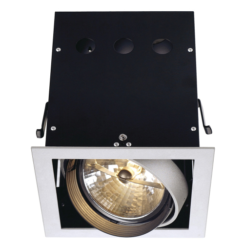 AIXLIGHT PRO 1 FRAME Einbaurahmen, silbergrau / schwarz