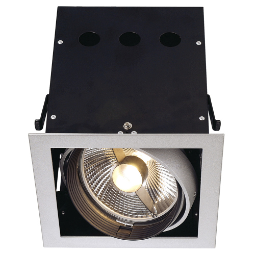 AIXLIGHT PRO 1 FRAME Einbaurahmen, silbergrau / schwarz
